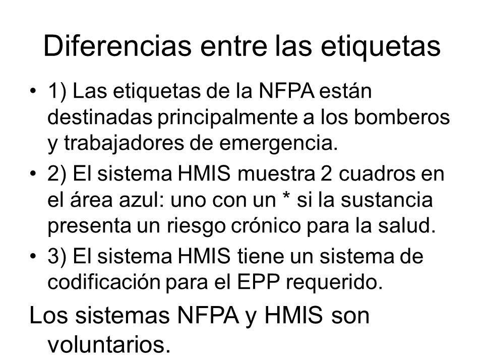 Diferencias entre las etiquetas
