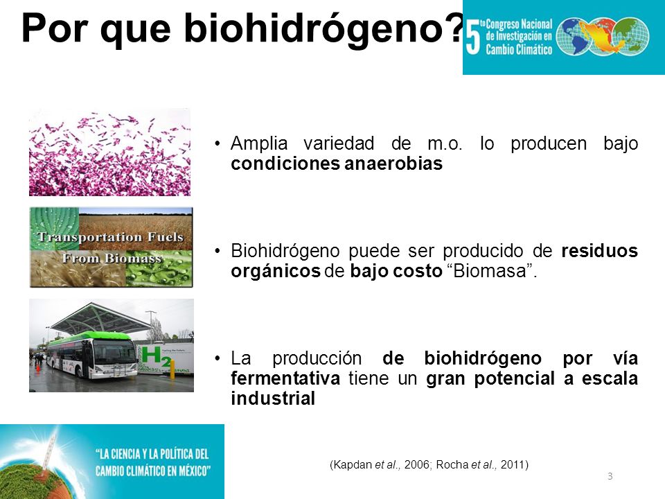 Por que biohidrógeno Amplia variedad de m.o. lo producen bajo condiciones anaerobias.