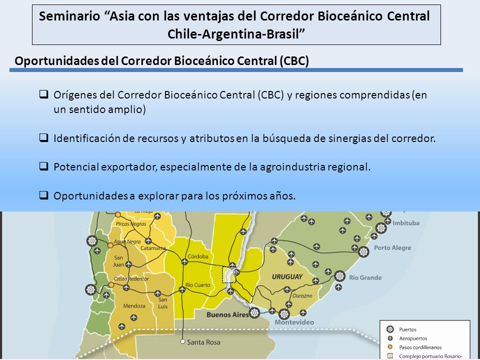 Seminario Asia con las ventajas del Corredor Bioceánico Central