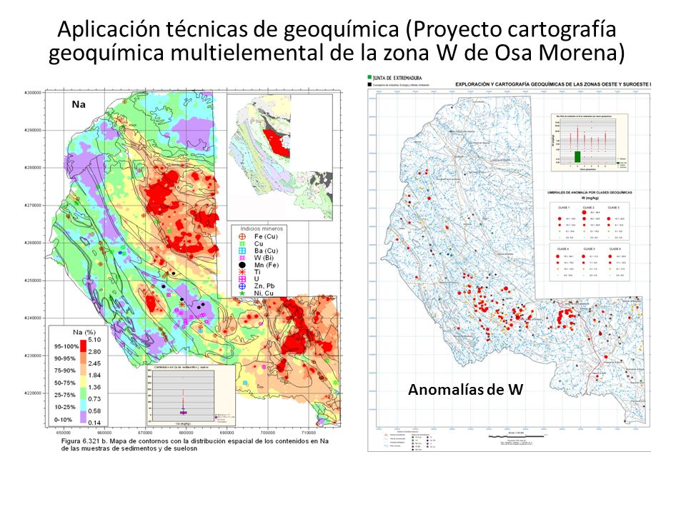 Aplicación técnicas de geoquímica (Proyecto cartografía geoquímica multielemental de la zona W de Osa Morena)