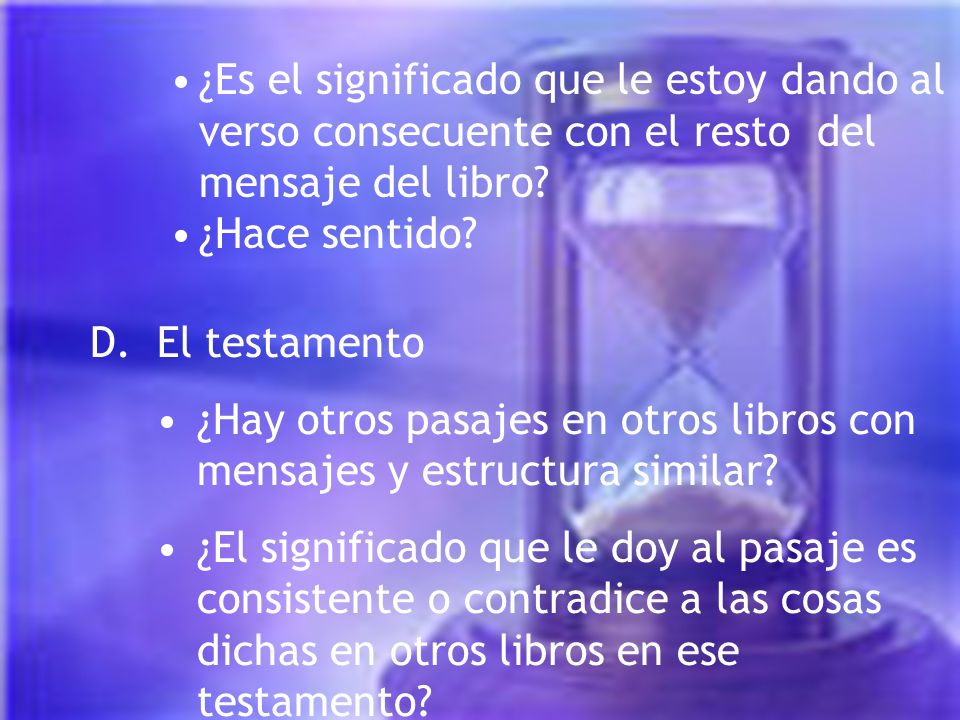 ¿Es el significado que le estoy dando al verso consecuente con el resto del mensaje del libro