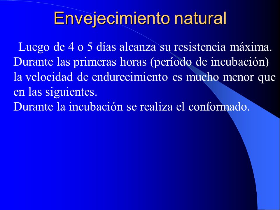 Envejecimiento natural