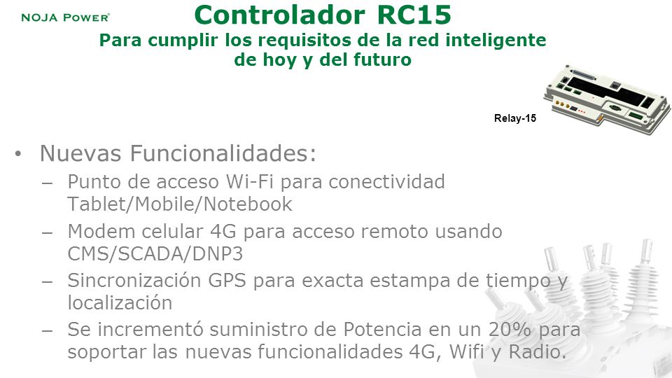 Controlador RC15 Para cumplir los requisitos de la red inteligente de hoy y del futuro