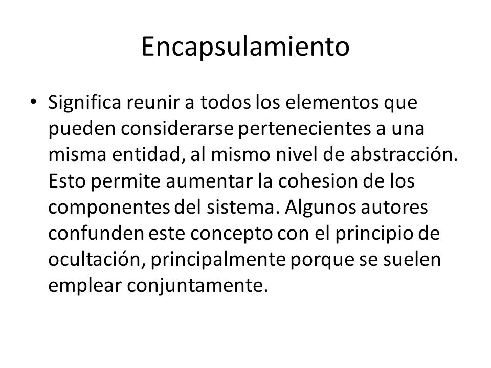 Encapsulamiento