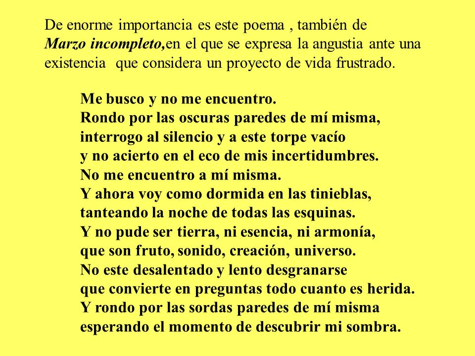 De enorme importancia es este poema , también de