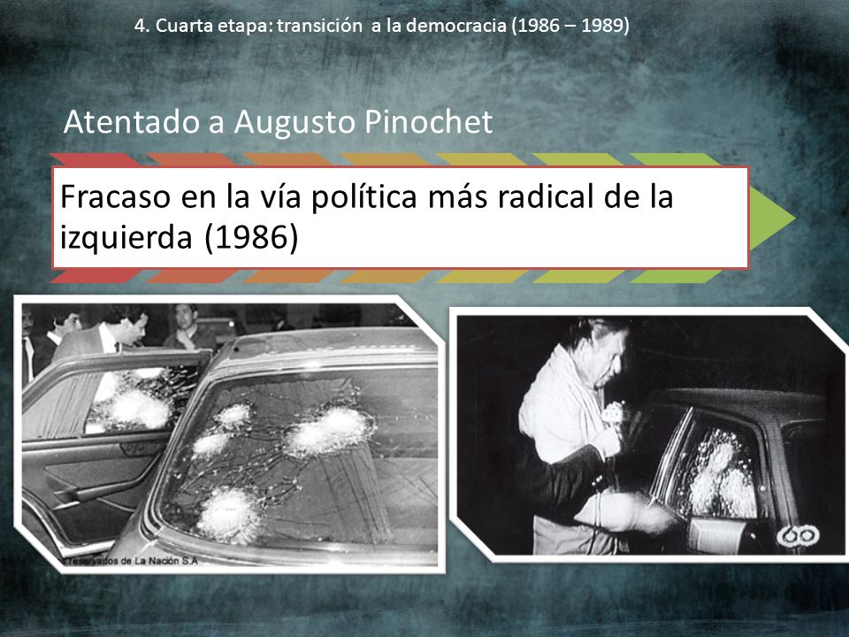 4. Cuarta etapa: transición a la democracia (1986 – 1989)