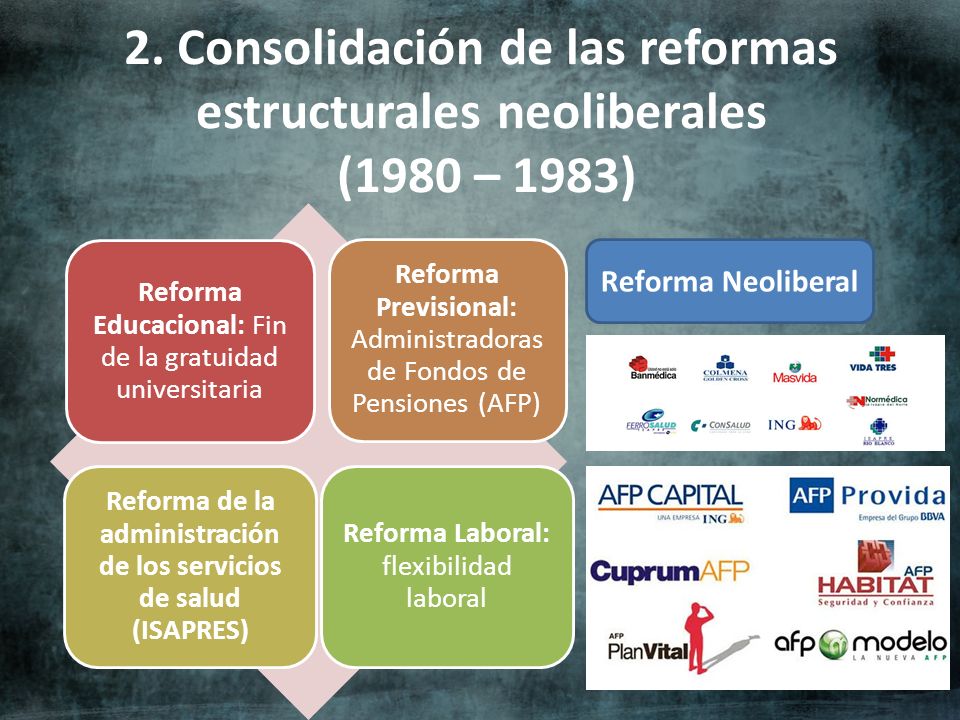 Reforma de la administración de los servicios de salud (ISAPRES)