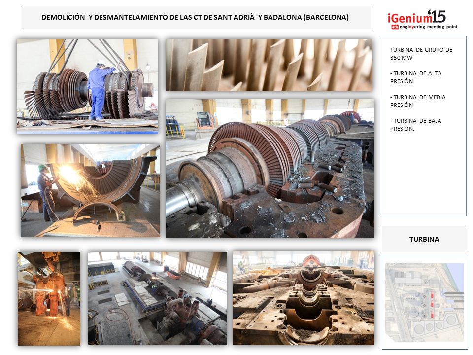 DEMOLICIÓN Y DESMANTELAMIENTO DE LAS CT DE SANT ADRIÀ Y BADALONA (BARCELONA)