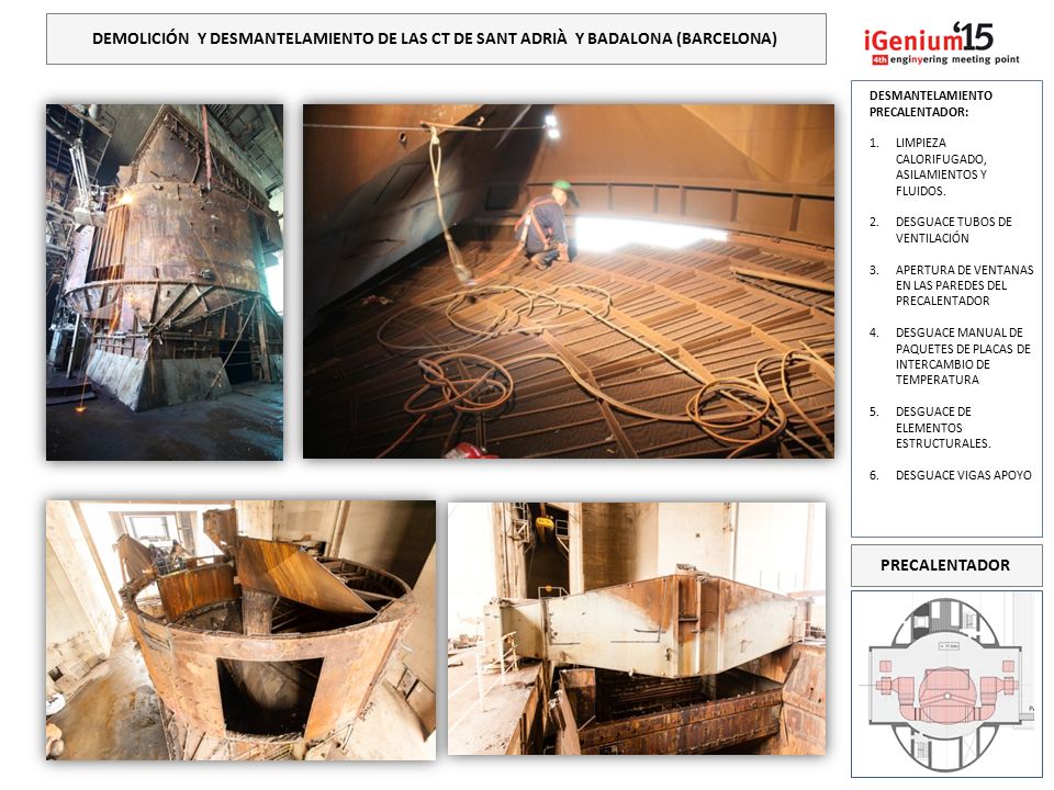 DEMOLICIÓN Y DESMANTELAMIENTO DE LAS CT DE SANT ADRIÀ Y BADALONA (BARCELONA)