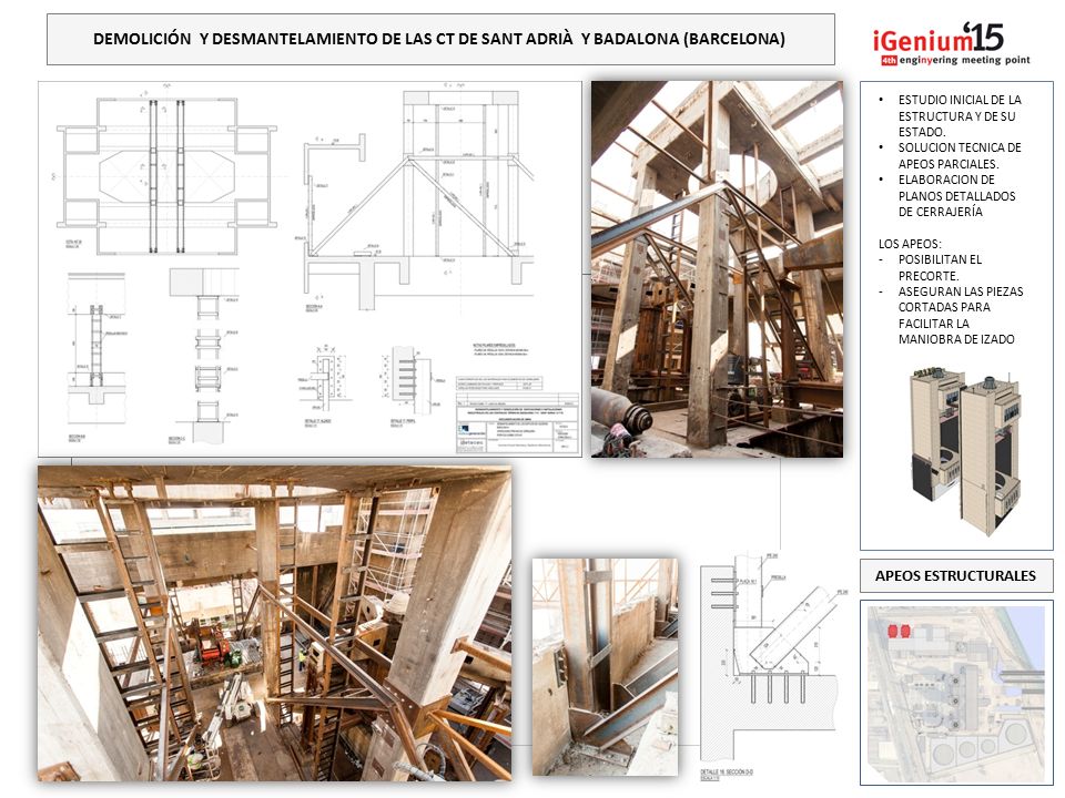 DEMOLICIÓN Y DESMANTELAMIENTO DE LAS CT DE SANT ADRIÀ Y BADALONA (BARCELONA)