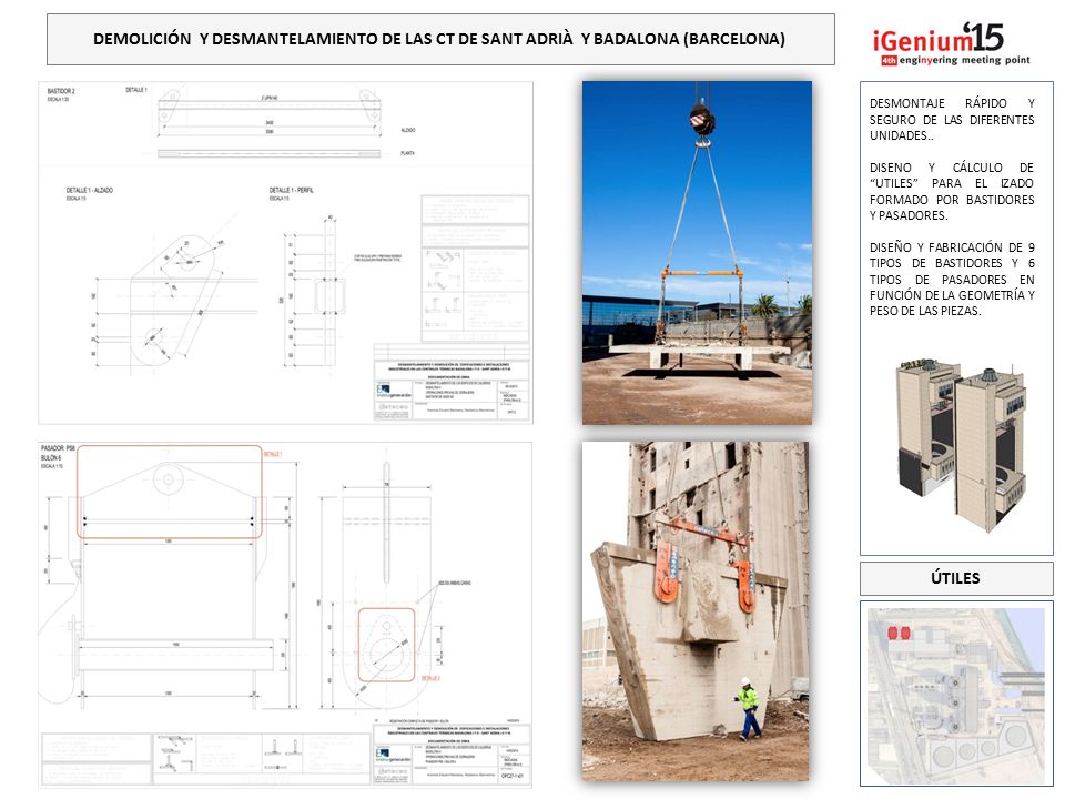 DEMOLICIÓN Y DESMANTELAMIENTO DE LAS CT DE SANT ADRIÀ Y BADALONA (BARCELONA)