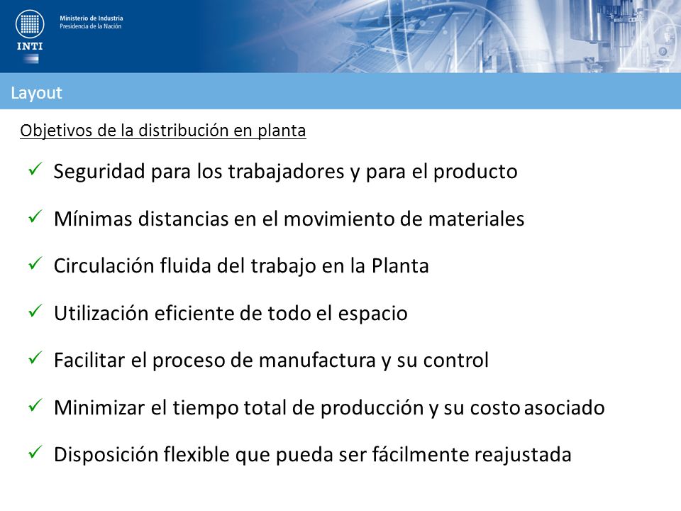 Seguridad para los trabajadores y para el producto