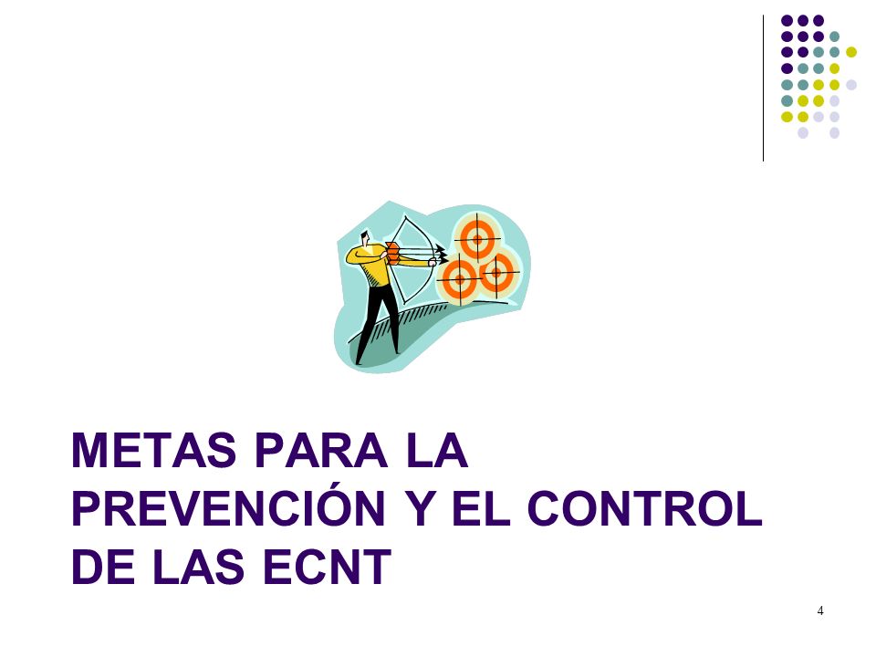 Metas para la Prevención y el control de las ECNT