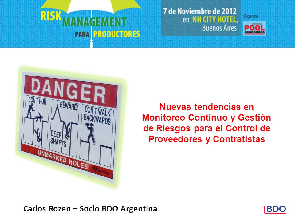 Nuevas tendencias en Monitoreo Continuo y Gestión de Riesgos para el Control de Proveedores y Contratistas
