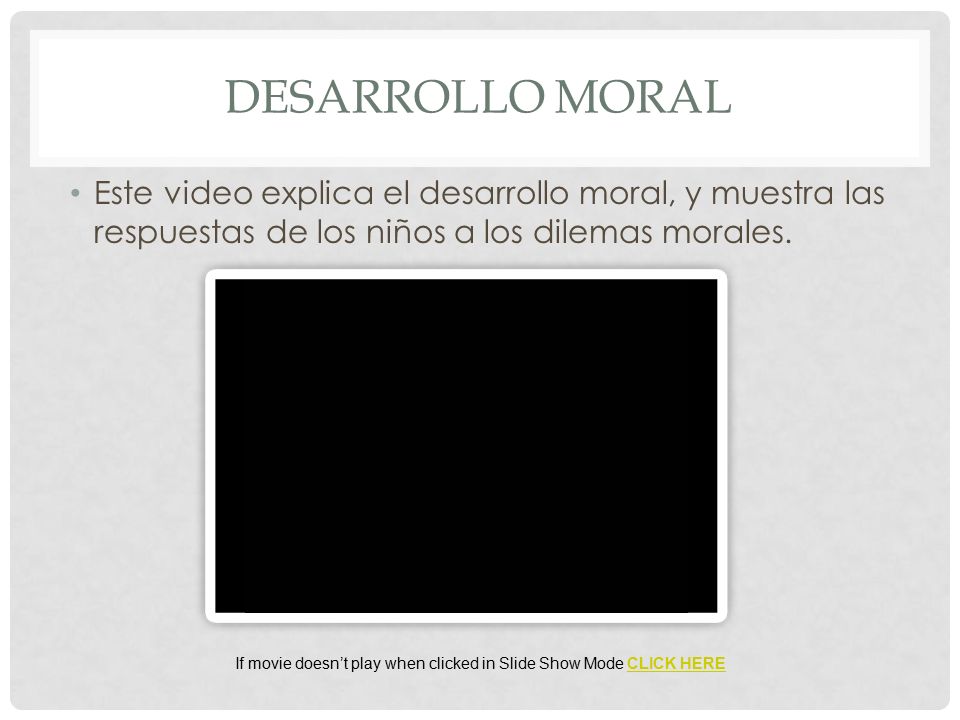 If movie doesn’t play when clicked in Slide Show Mode CLICK HERE