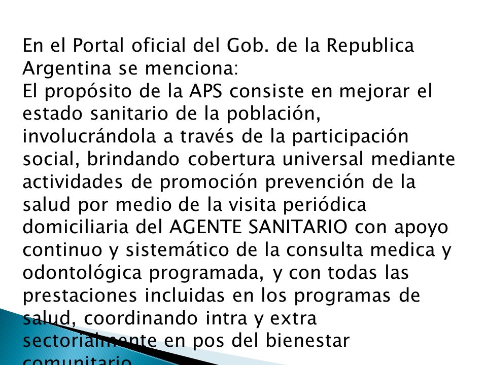 En el Portal oficial del Gob. de la Republica Argentina se menciona: