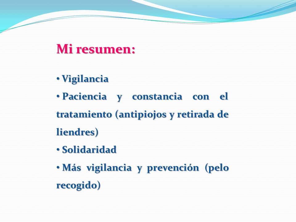 Mi resumen: Vigilancia