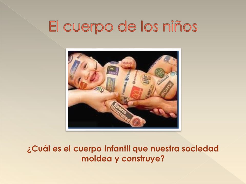 ¿Cuál es el cuerpo infantil que nuestra sociedad moldea y construye