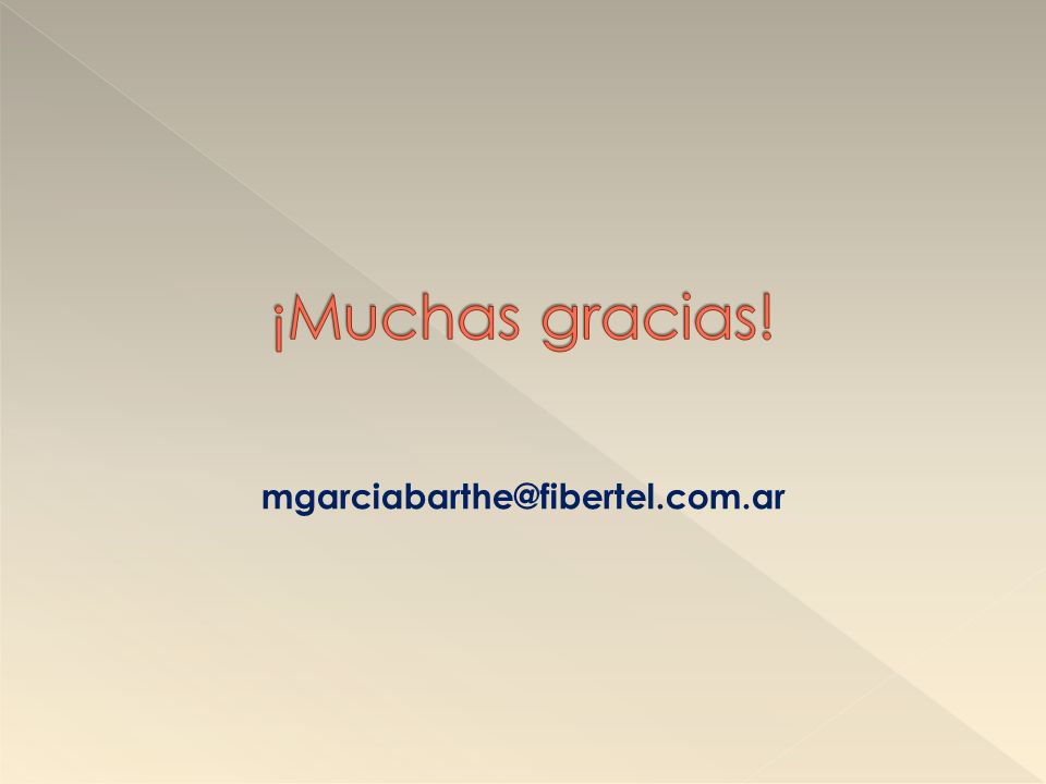 ¡Muchas gracias!