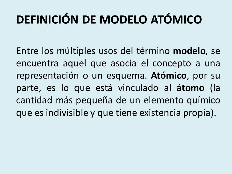 Química Modelo atómico. - ppt descargar