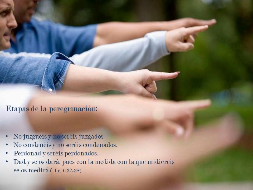 para que caminen ligeros al encuentro de los cansados y desanimados.