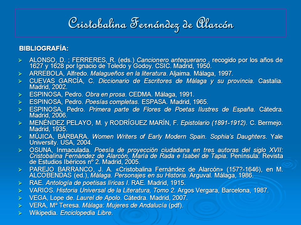 Cristobalina Fernández de Alarcón