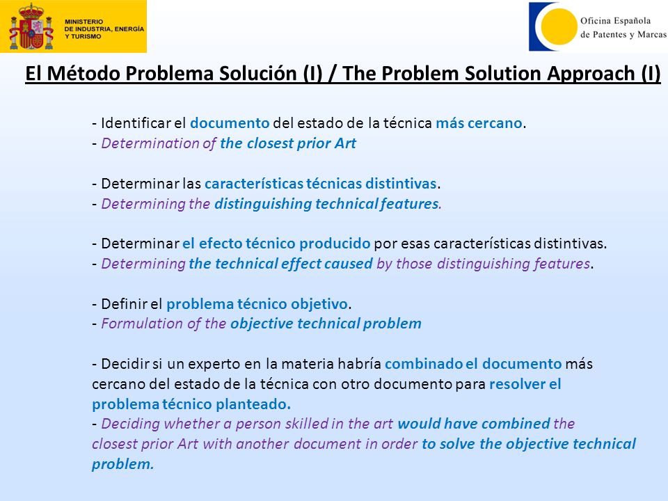 El Método Problema Solución (I) / The Problem Solution Approach (I)
