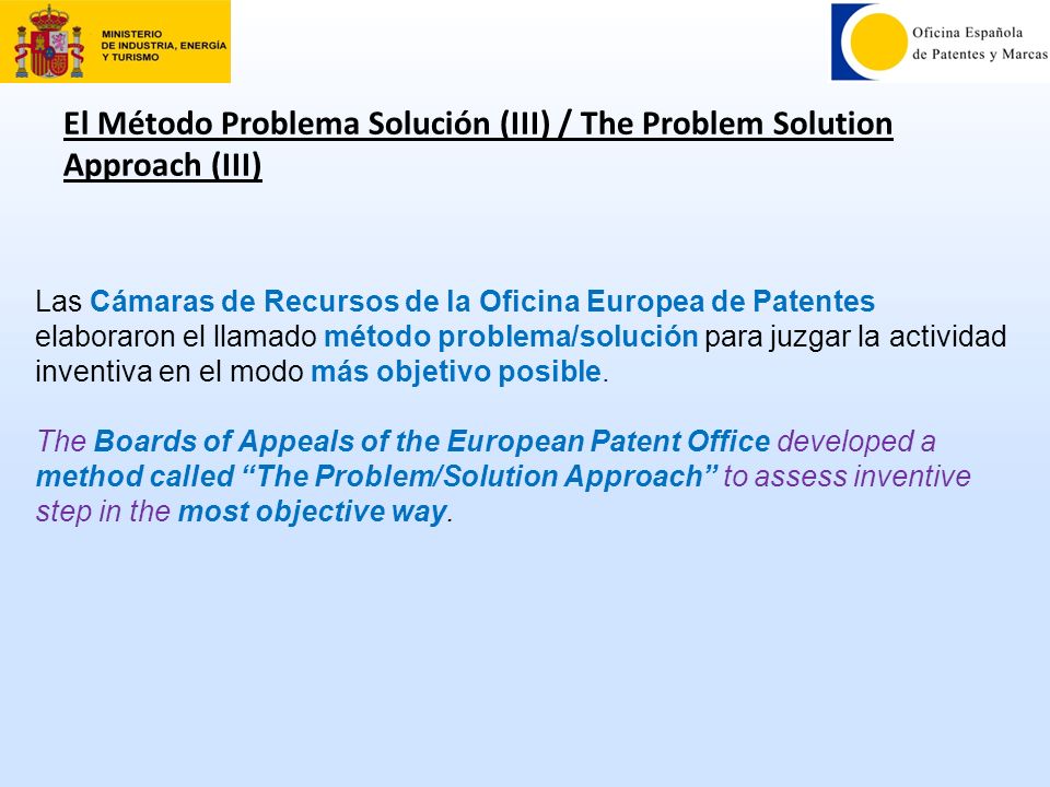 El Método Problema Solución (III) / The Problem Solution Approach (III)
