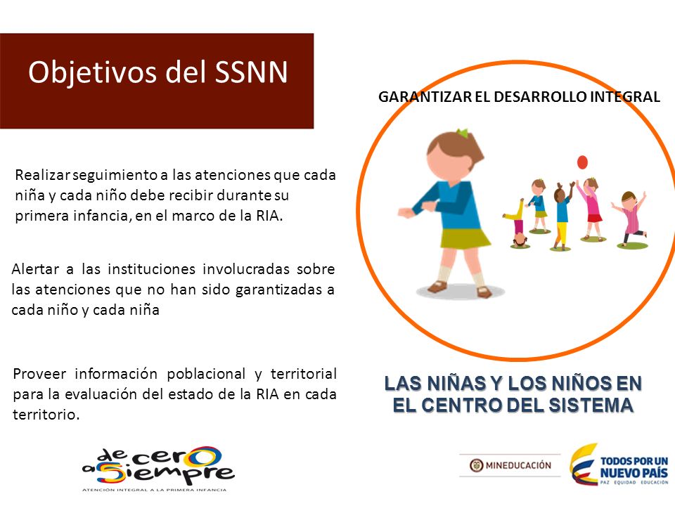 LAS NIÑAS Y LOS NIÑOS EN EL CENTRO DEL SISTEMA