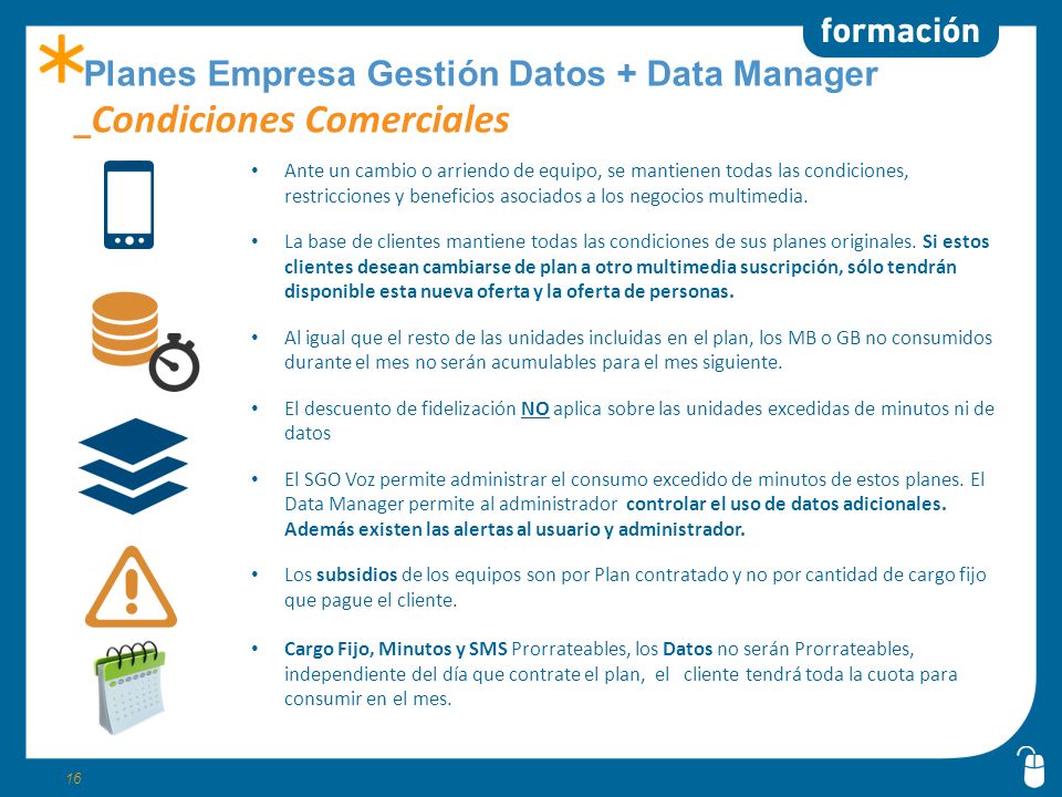 Planes Empresa Gestión Datos + Data Manager _Condiciones Comerciales
