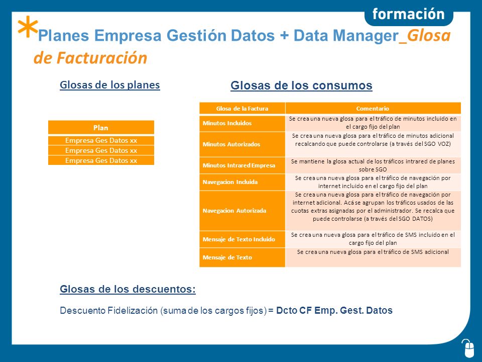 Se crea una nueva glosa para el tráfico de SMS adicional