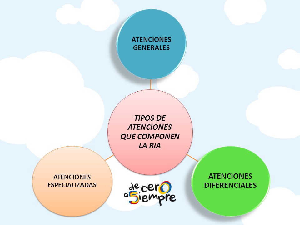 TIPOS DE ATENCIONES QUE COMPONEN LA RIA ATENCIONES DIFERENCIALES