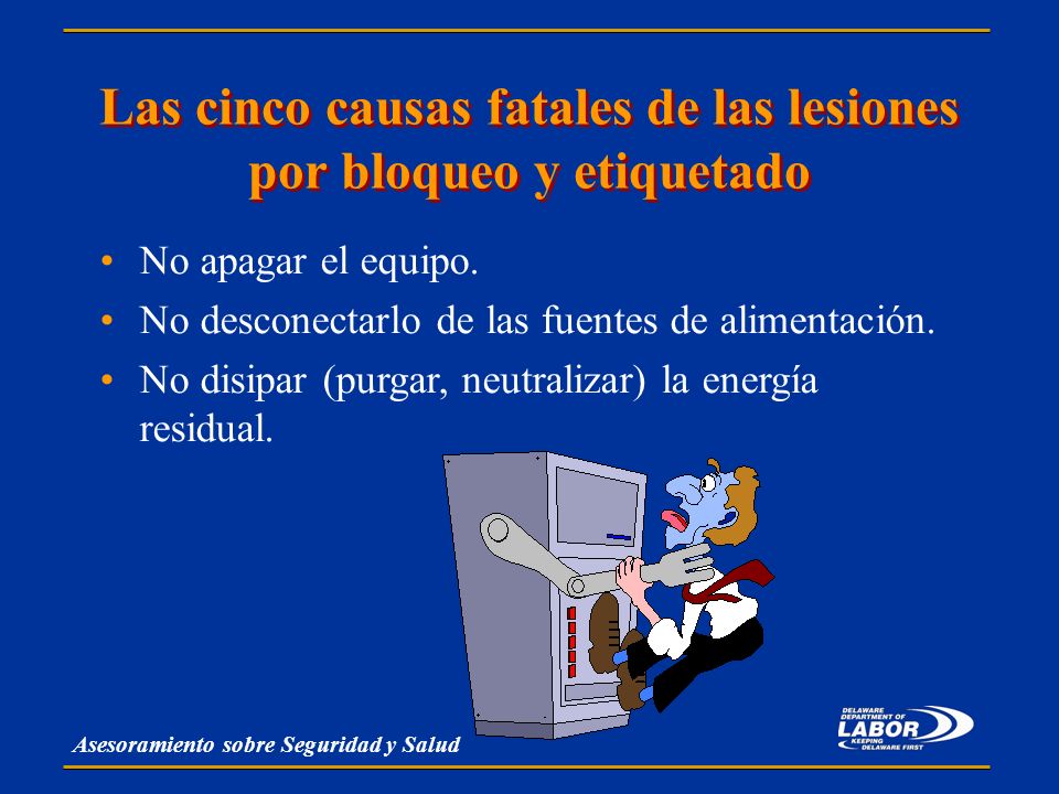 Las cinco causas fatales de las lesiones por bloqueo y etiquetado
