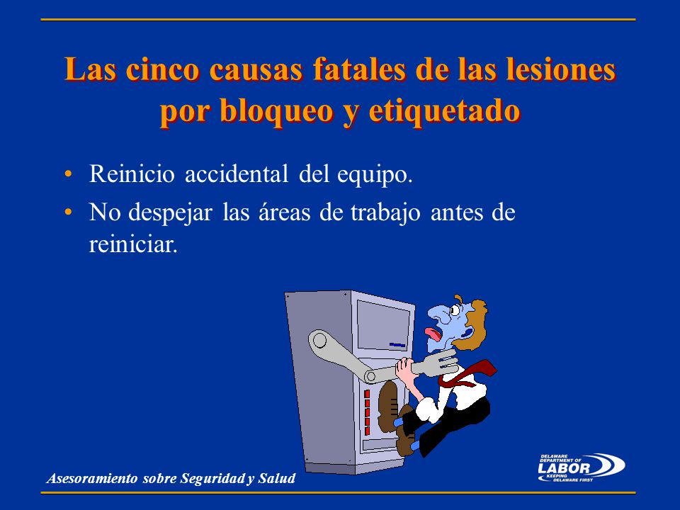 Las cinco causas fatales de las lesiones por bloqueo y etiquetado
