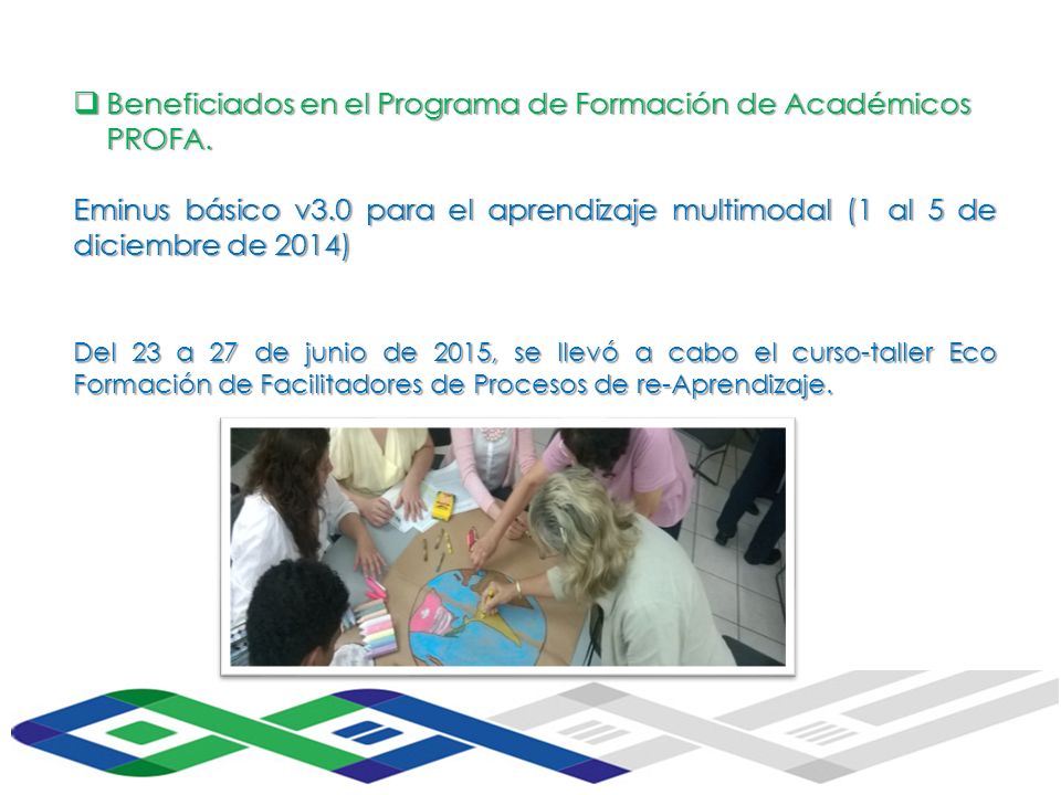 Beneficiados en el Programa de Formación de Académicos PROFA.
