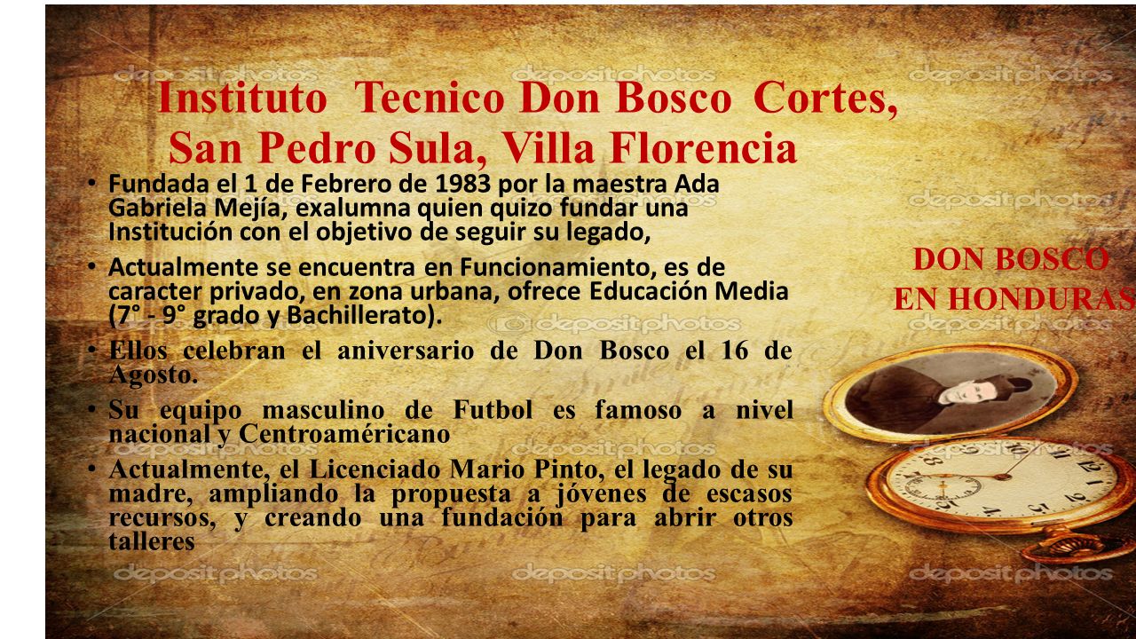 Instituto Tecnico Don Bosco Cortes, San Pedro Sula, Villa Florencia