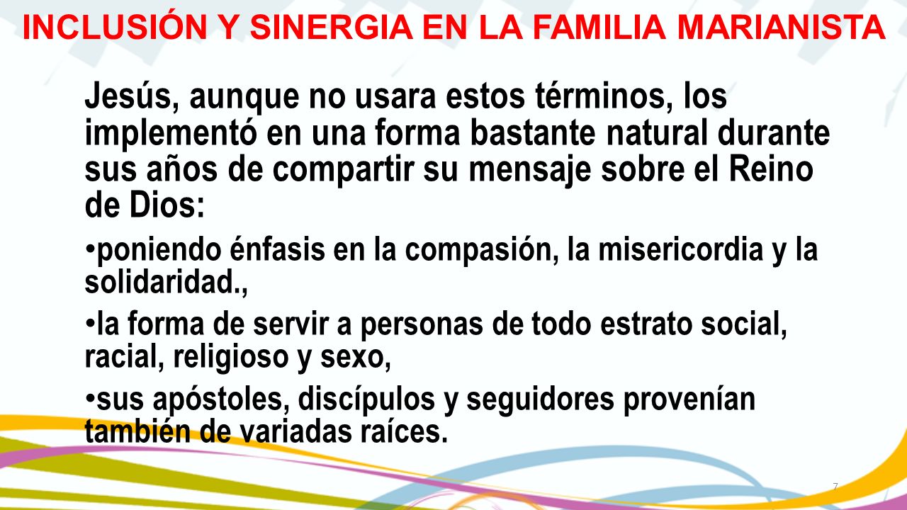 Jesús, aunque no usara estos términos, los implementó en una forma bastante natural durante sus años de compartir su mensaje sobre el Reino de Dios: