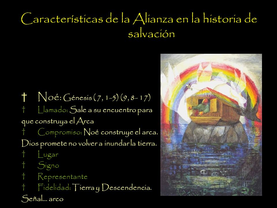 Características de la Alianza en la historia de salvación