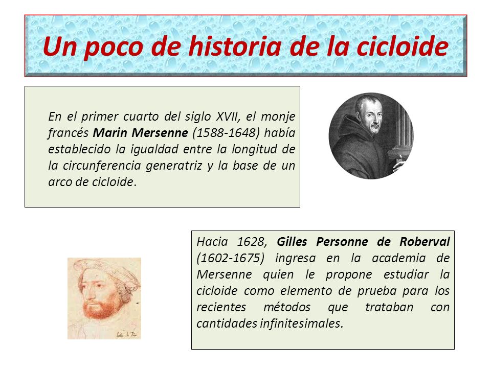 Un poco de historia de la cicloide