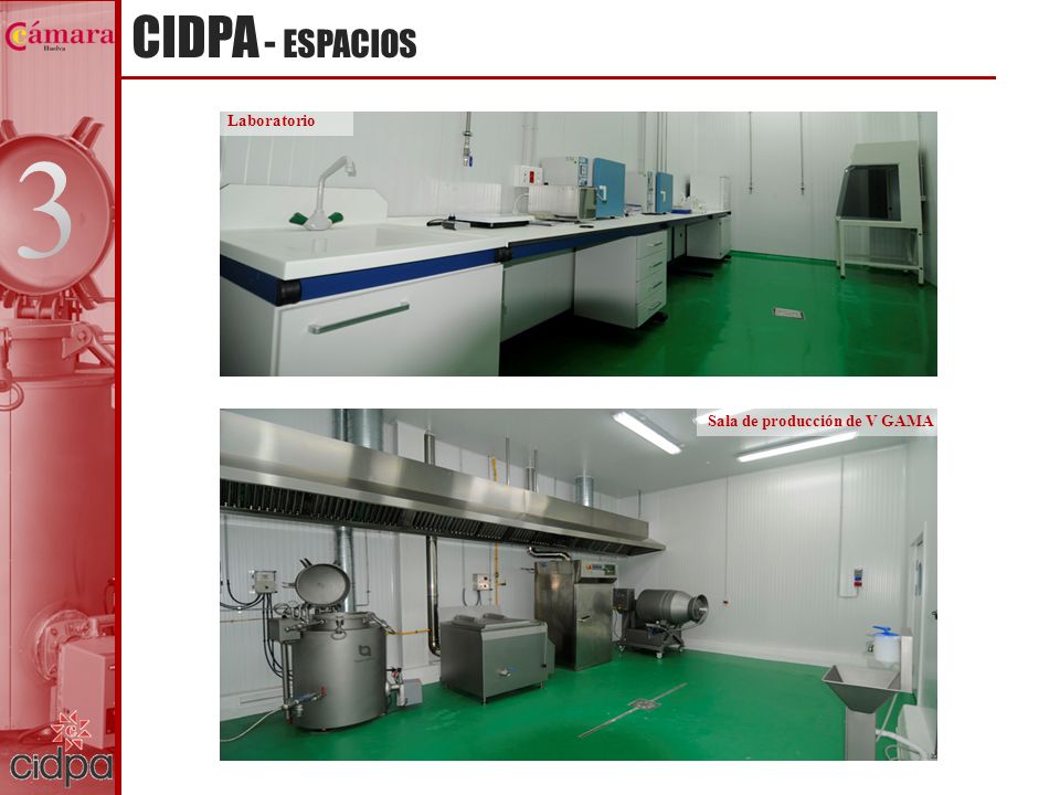 CIDPA - ESPACIOS Laboratorio 3 Sala de producción de V GAMA