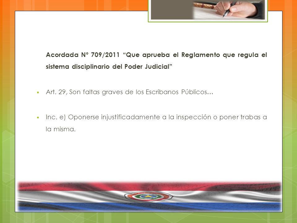 Acordada Nº 709/2011 Que aprueba el Reglamento que regula el sistema disciplinario del Poder Judicial