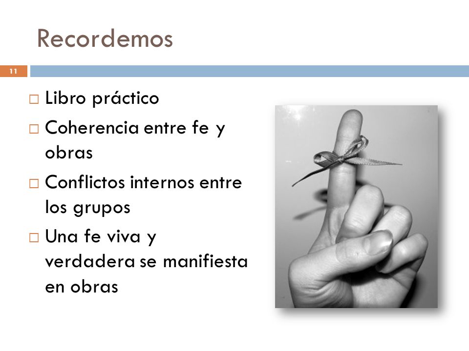 Recordemos Libro práctico Coherencia entre fe y obras