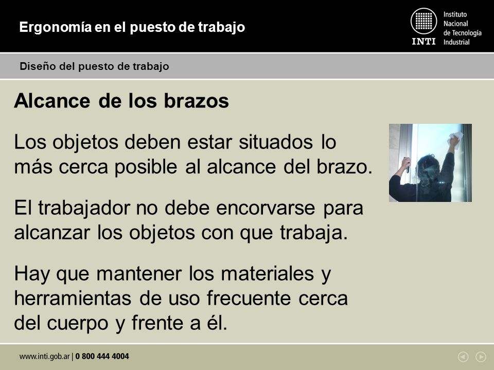 Ergonomía en el puesto de trabajo