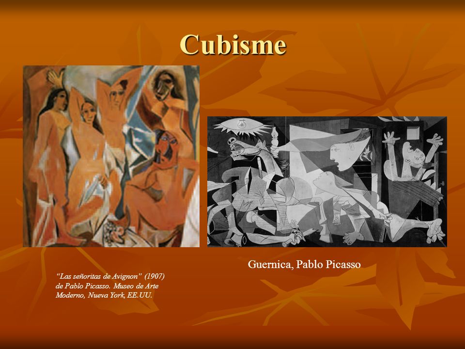 Cubisme Guernica, Pablo Picasso Las señoritas de Avignon (1907)