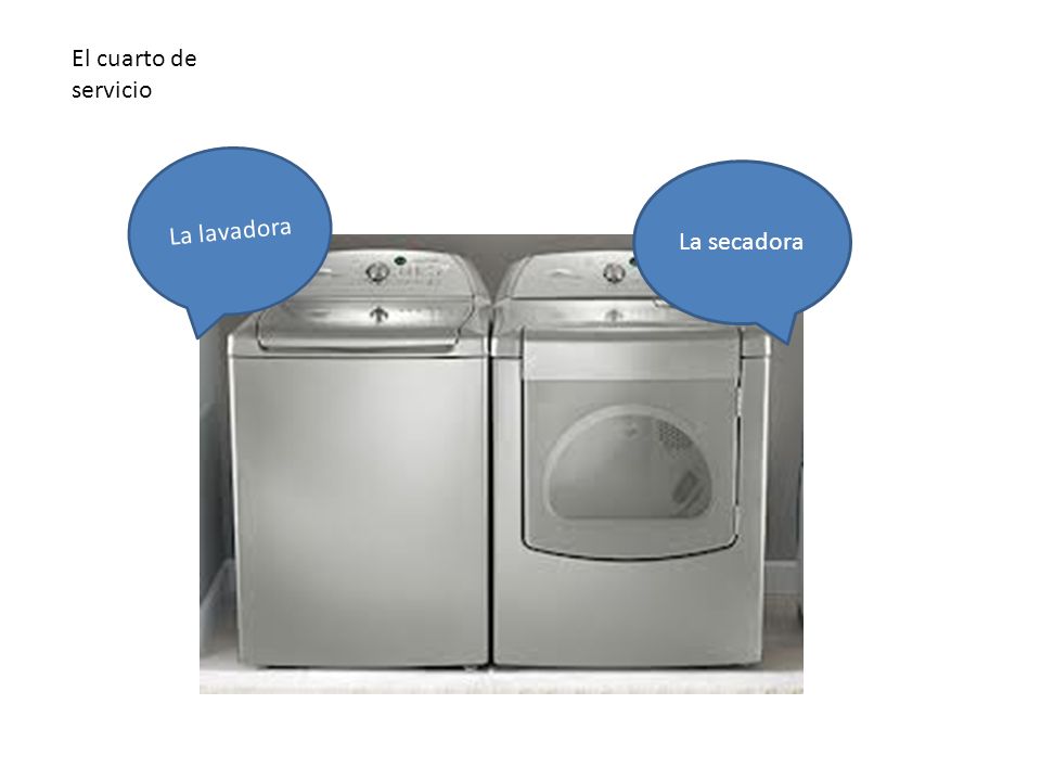 El cuarto de servicio En el cuarto de servicio hay…
