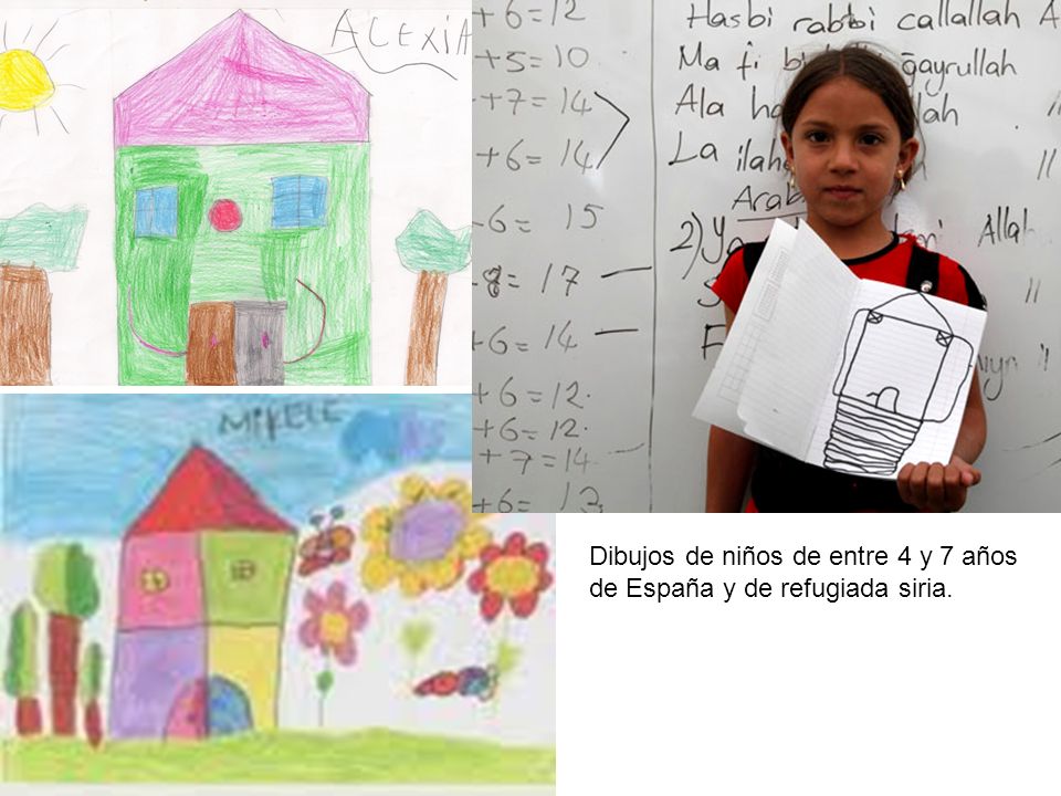 Dibujos de niños de entre 4 y 7 años
