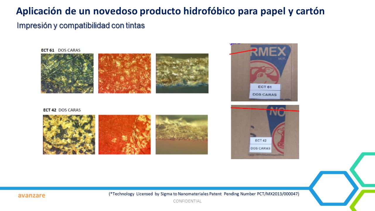 Aplicación de un novedoso producto hidrofóbico para papel y cartón