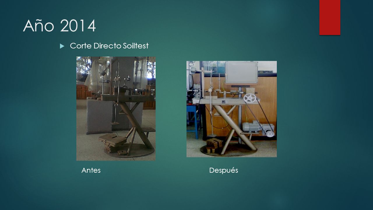 Año 2014 Corte Directo Soiltest Antes Después