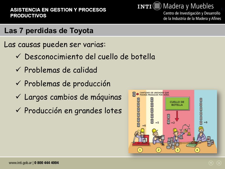 Las causas pueden ser varias: Desconocimiento del cuello de botella