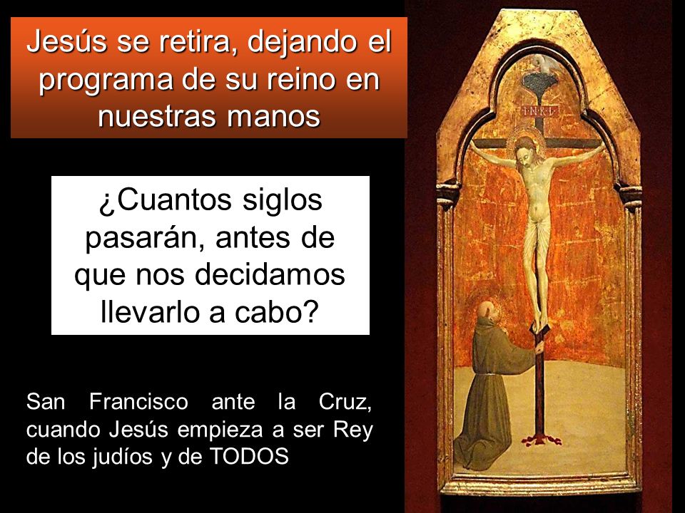 Jesús se retira, dejando el programa de su reino en nuestras manos